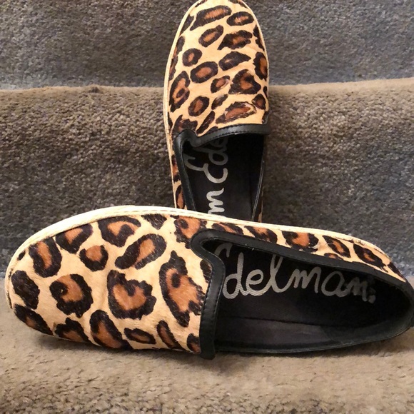 Sam Edelman Shoes - Sam Edelman calf hair leopard sneakers